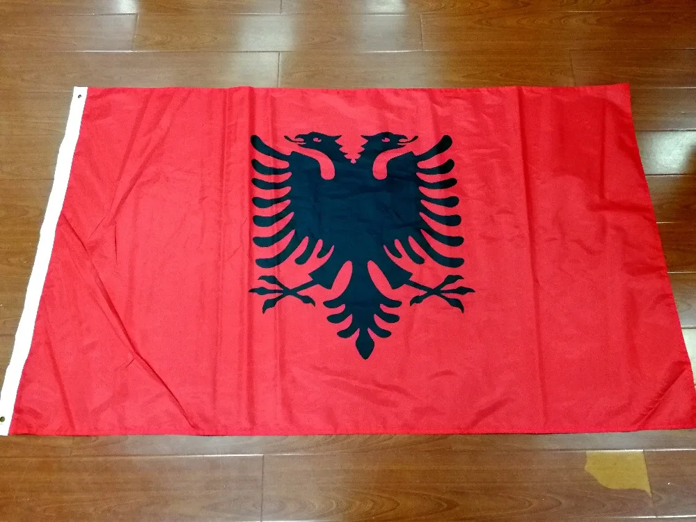 二战阿尔巴尼亚国旗图片