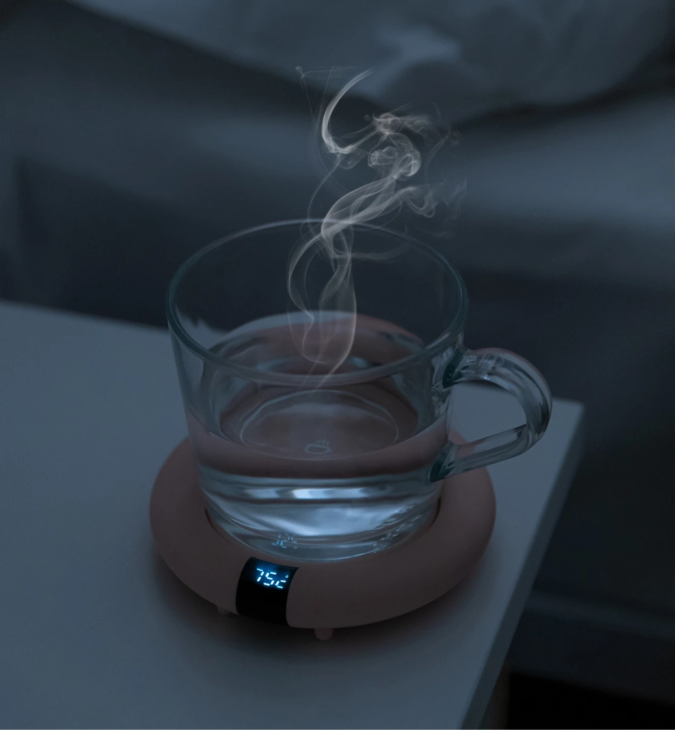 USB thermostatic insulation coaster heater warm water cup base hot milk artifact 55 degrees household dormitory