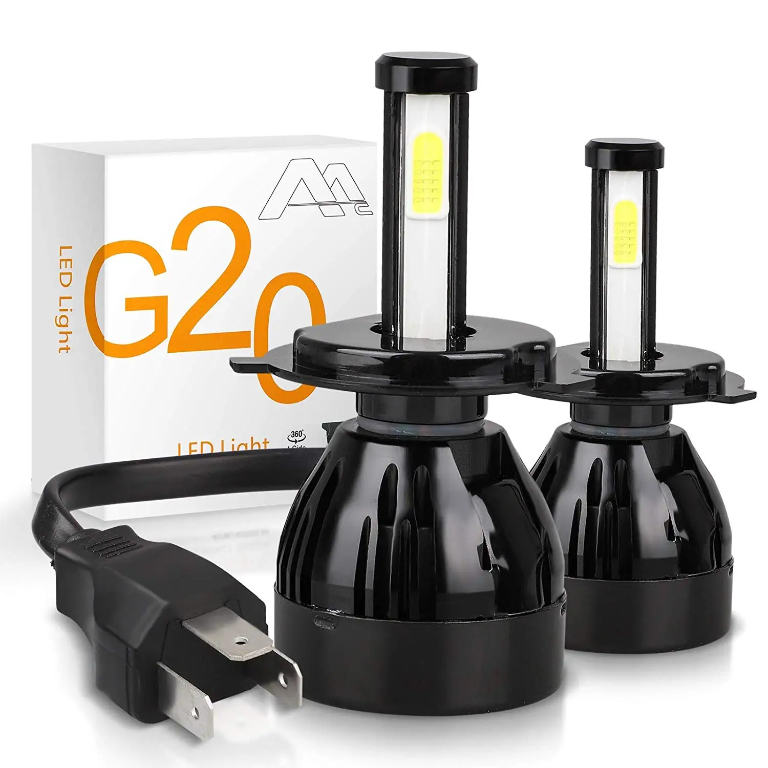 car led light All in one hid led headlights canbusG5 G20 led headlight 80w H7, H8, H9, H1,1 9005, HB3 ,9006, HB4 ,H10, h4 hi lo