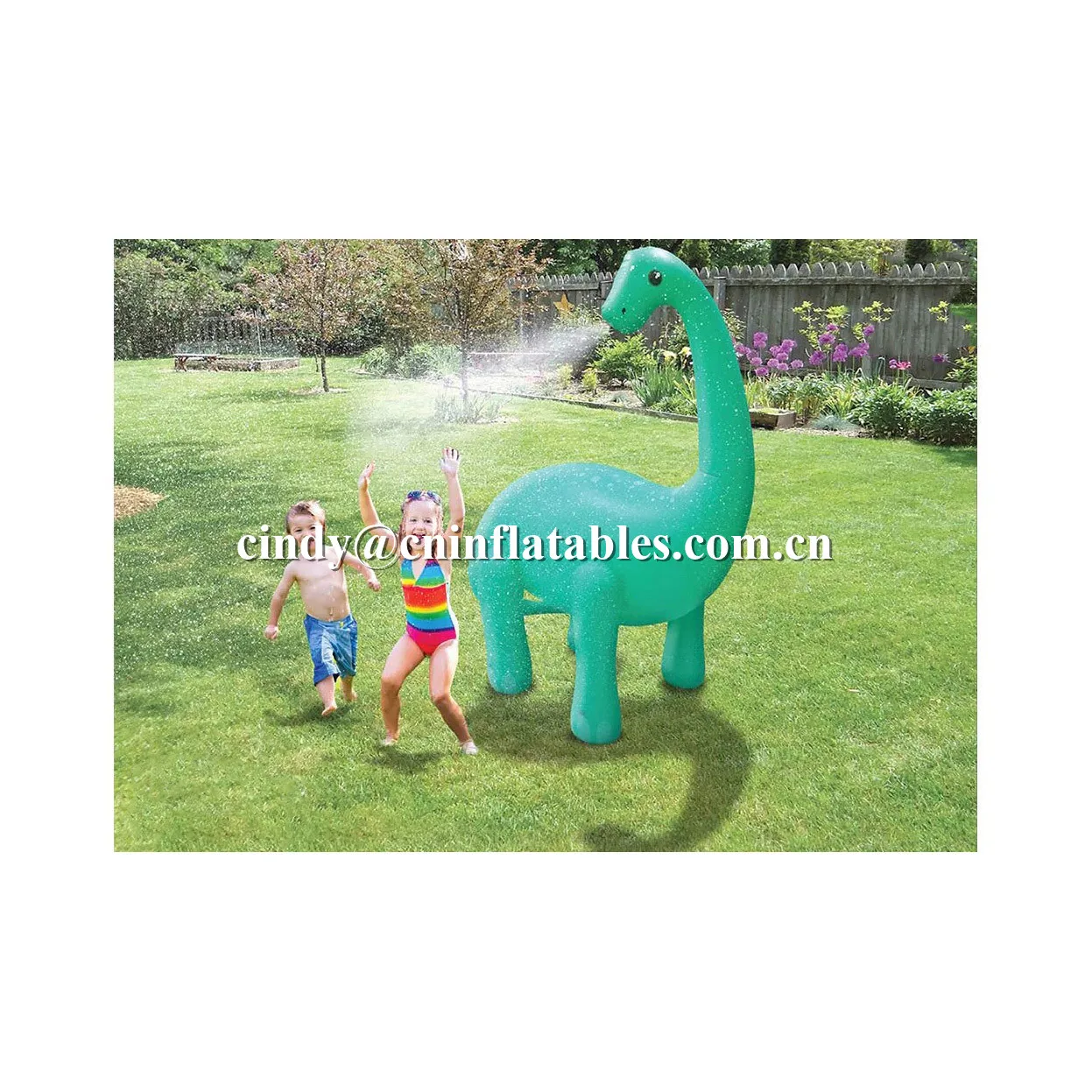 inflatable dino sprinkler