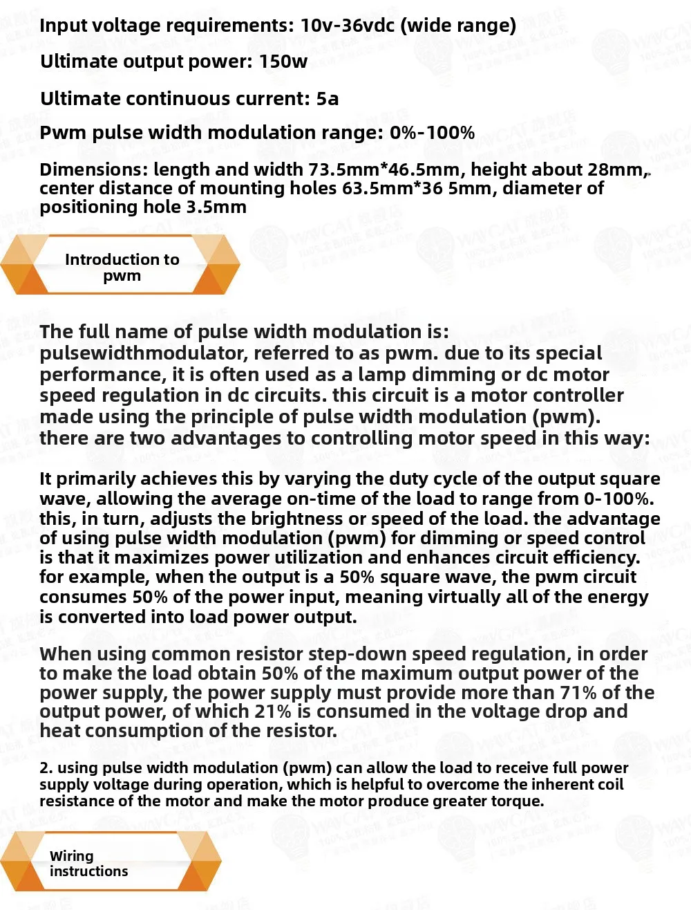 Thyristor Speed Controller, WAVGAT, 2000W/4000W, 220V - detail 32