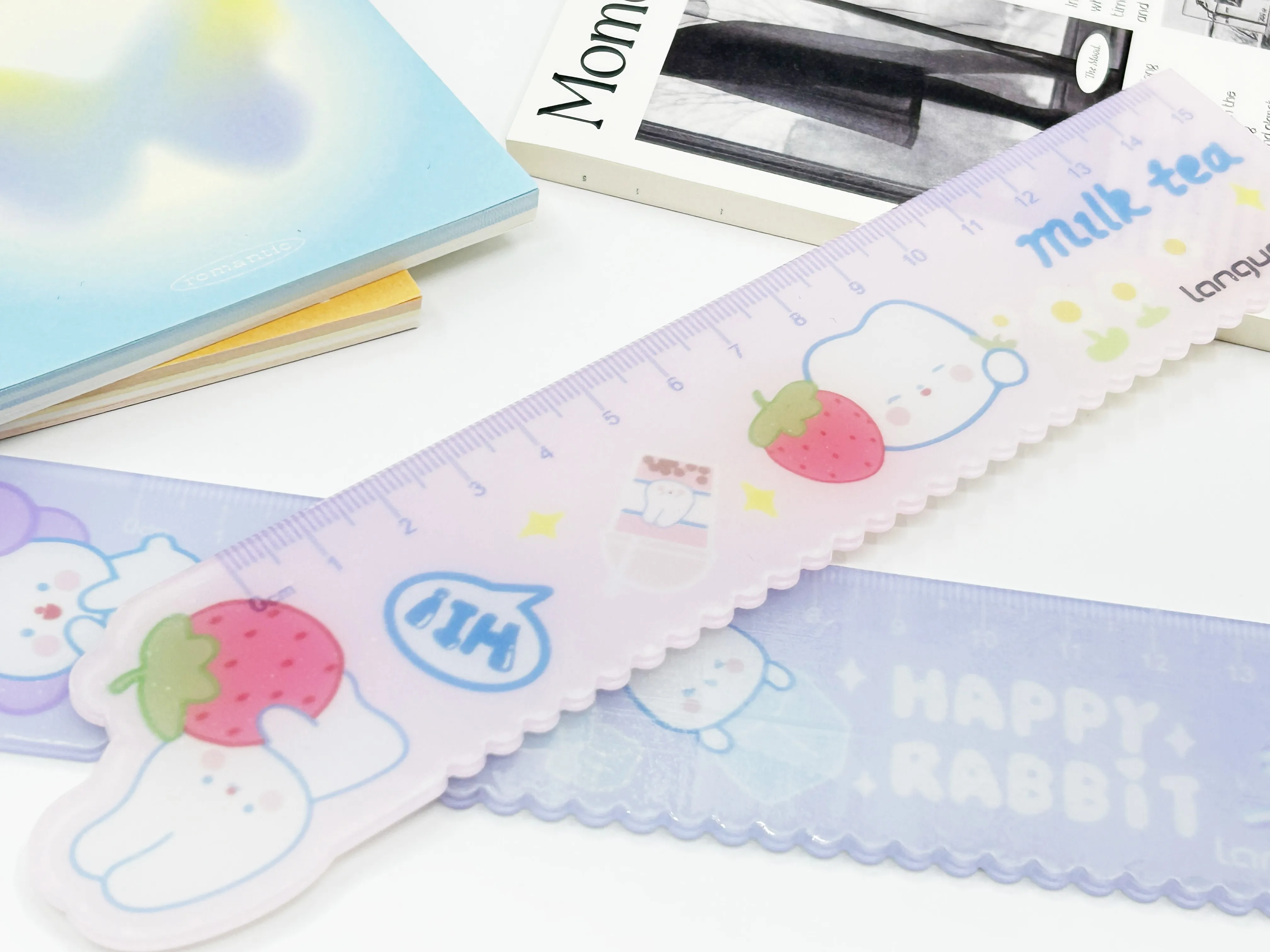 Desen Hengyao Diy Custom Color Ruler Students Kids School Acrylic