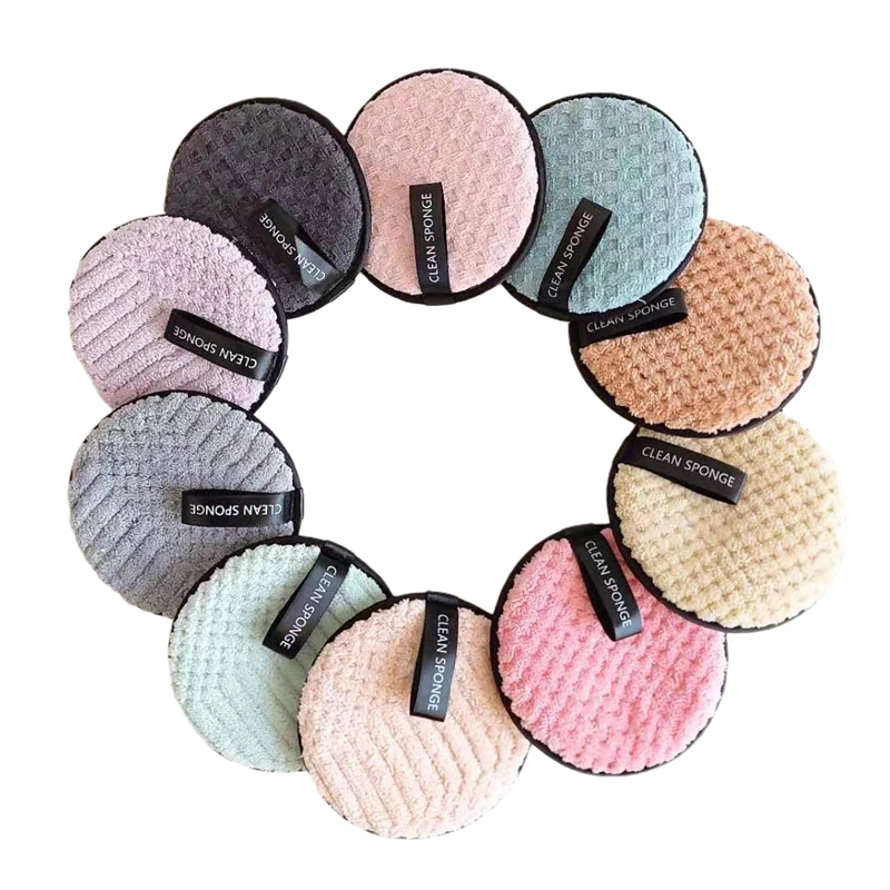 Magical Makeup Remover Microfiber Puff Microfiber Cloth Pads Remover
