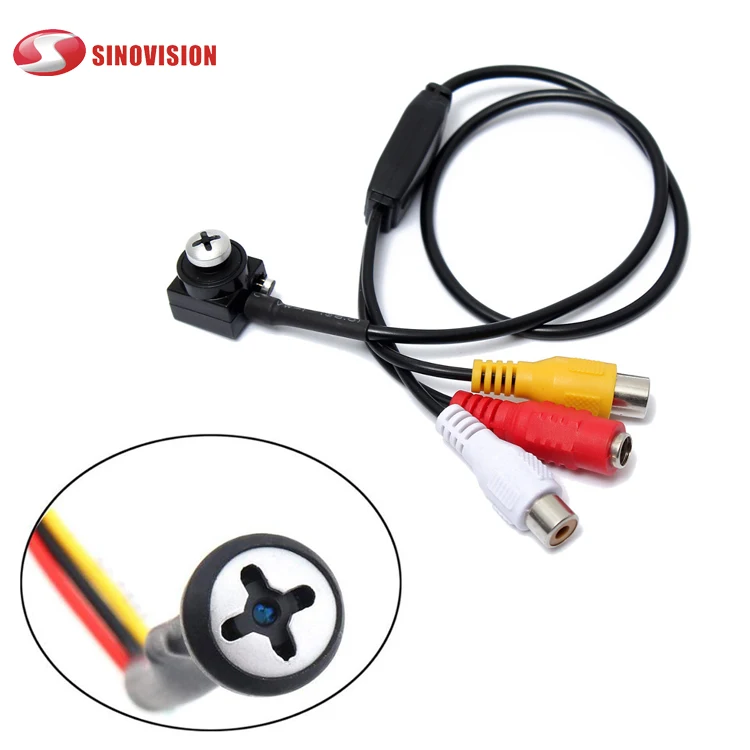 Sinovision 3.6mm 1080p Mini Ahd Spy Camera 2mp Cmos Sensor Hidden Pinhole Cctv Screw Analog Spy