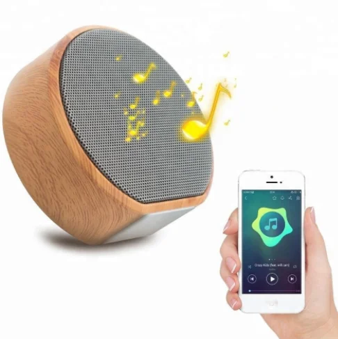 Newest Retro Wooden Bluetooth Speaker Mini Bluetooth Wireless Speakers Gift customized Computer Card Speaker - ANKUX.COM