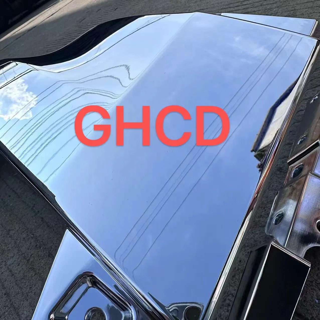 GHCD New Product/high Quality Chrome-plated Bumpers(three Section) for Japanese Truck New HIN 700(2017-ON) details