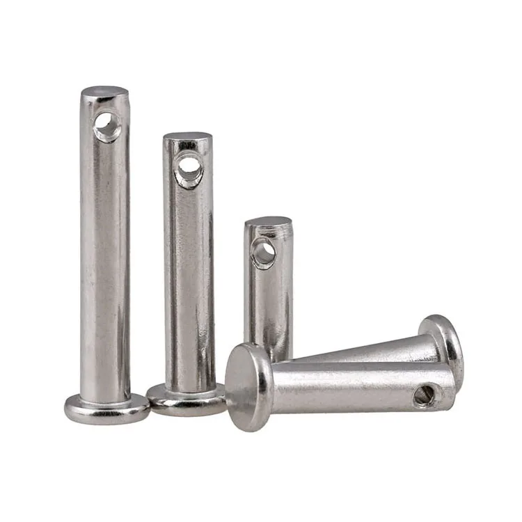 Din1444 Stainless Steel Flat Head Clevis Pins Grooved Clevis Pins With ...