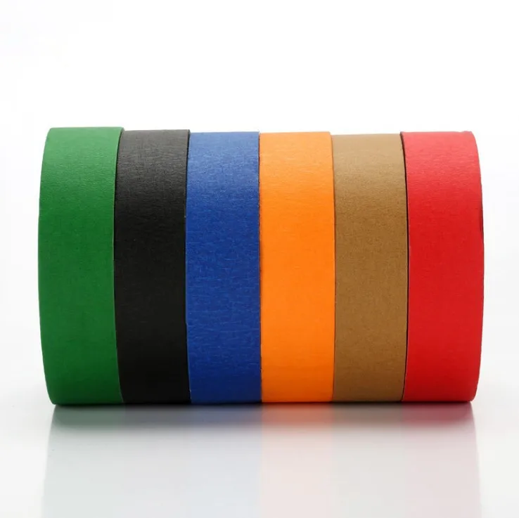 3 Packs Single Sided Customized Size 3m Blue Tape for Car,Wall Painting