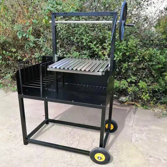 Chariot Santa Maria Barbecue Argentine Asado Gril Avec Côté Barbecue portable OGrill 3000 | Tienda de Camping online