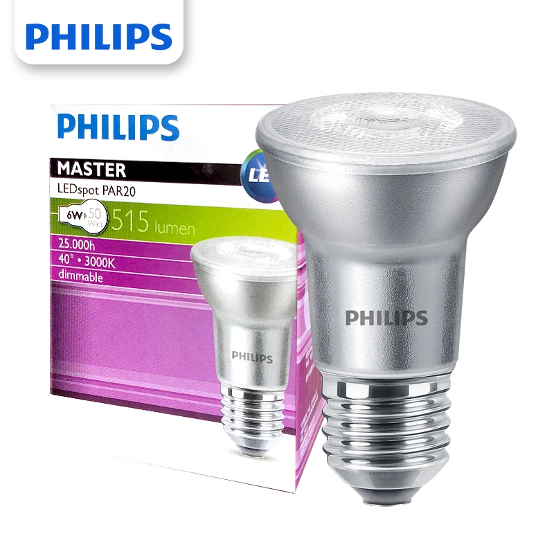 Philips LED PAR20 PAR30 PAR38 spotlights E27 screw bulb adjustable light 6W 9W 13W lamp Dimmable light