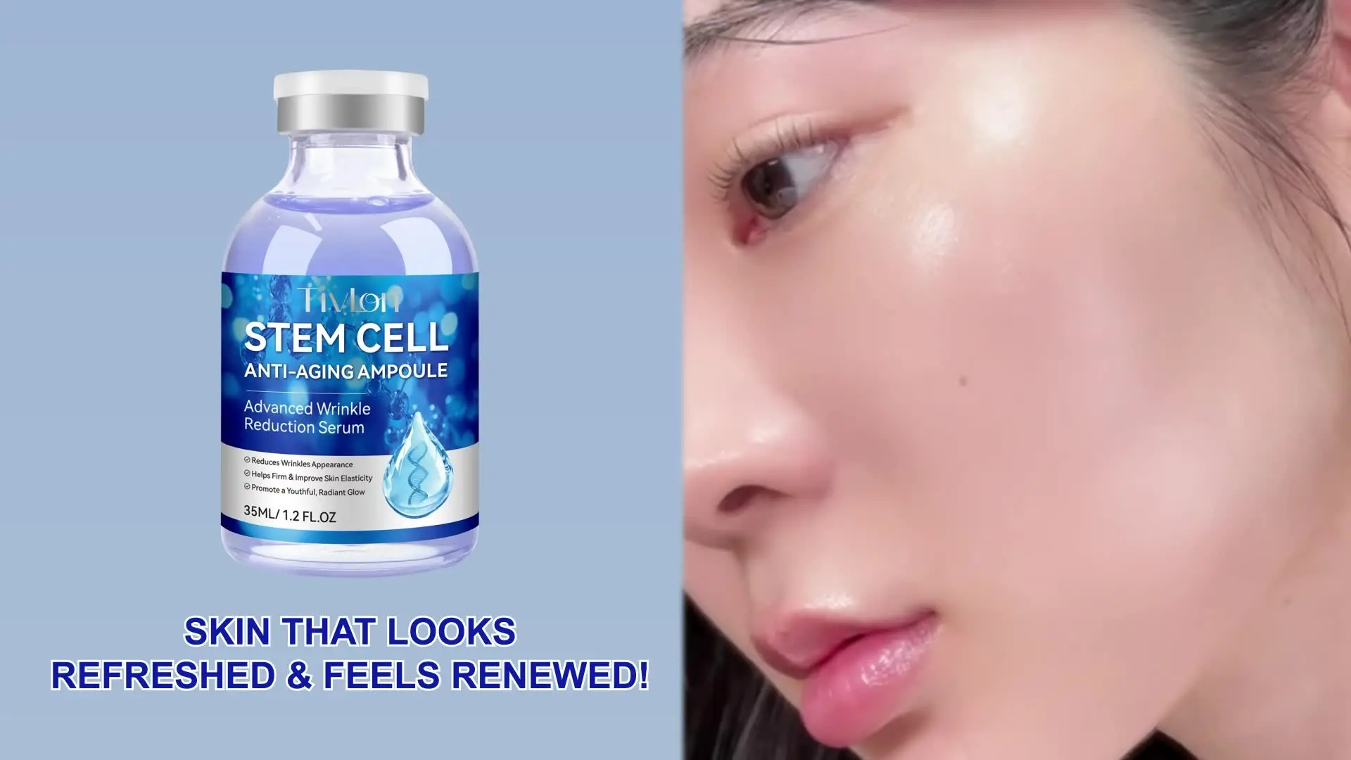 Tivlon Anti-Aging Stem Cell Serum - Moisturizing Wrinkle Remover