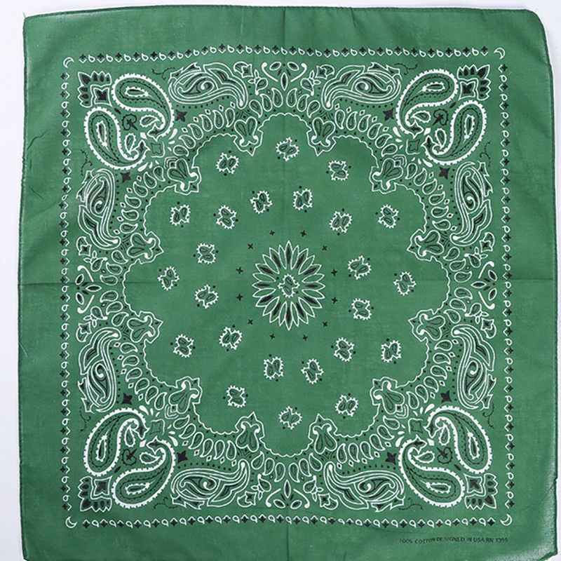 Hip Hop Outdoor Sport Paisley Pattern Print Headband Square Magic