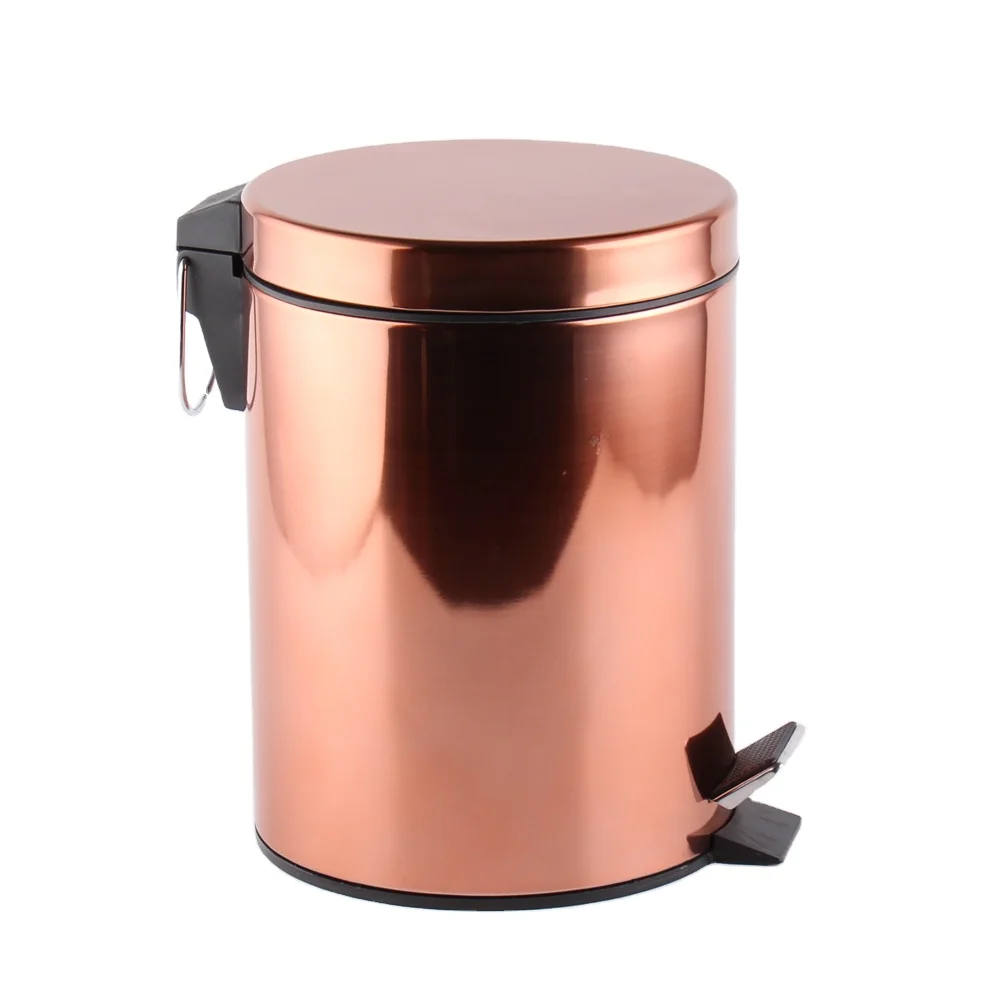 Stainless Steel 20l Pedal Bin Foot Pedal Trash Can With Plastic Inner