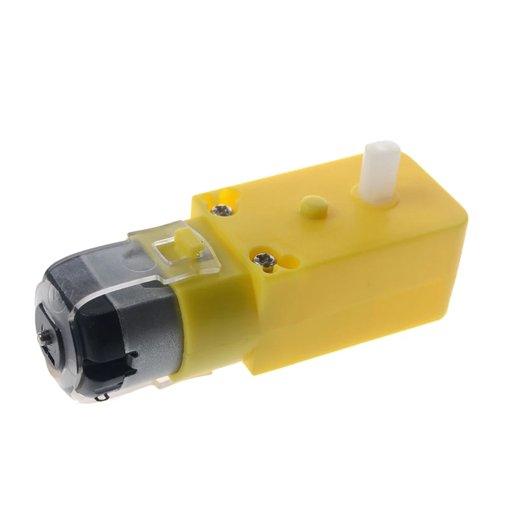 Dc 36v 60rpm Yellow Double Axis Tt Motor Plastic Gear Motor Grarbox