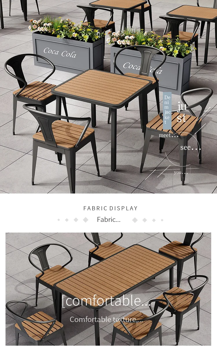 Good Price Modern Camping Restaurant Patio Furniture Wood Table And