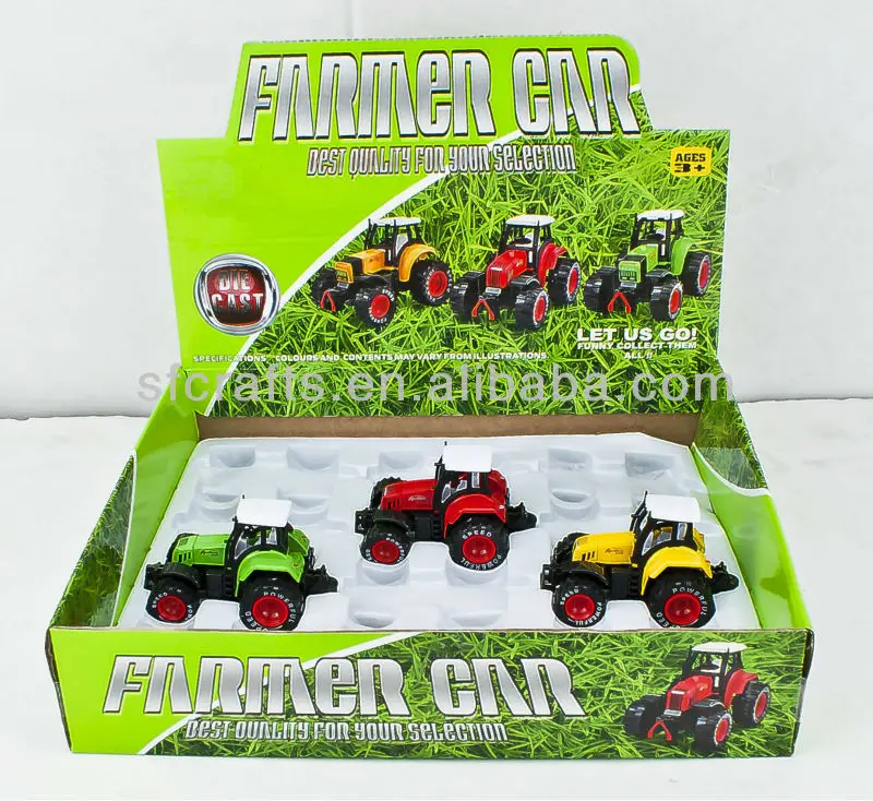 Die Cast Toys,Diecast Farm Tractor,Alloy Pull Back Tractor,Metal Farm