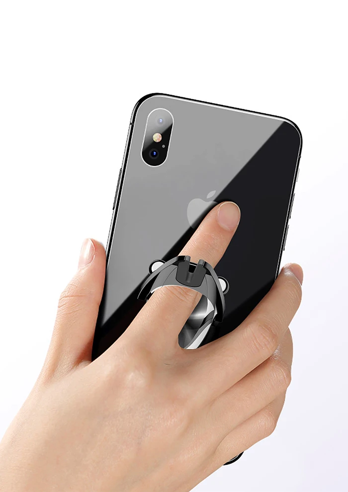 Universal car air vent metal brackets cell phone finger ring holder for iphone 11 pro max