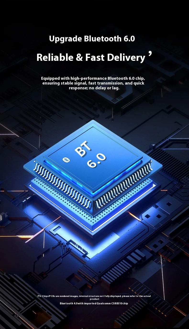 HYUNDAI Modern X1pro Wireless for Bluetooth Headset Not In-Ear Universal Power Noise Reduction Sports Headset LED Battery