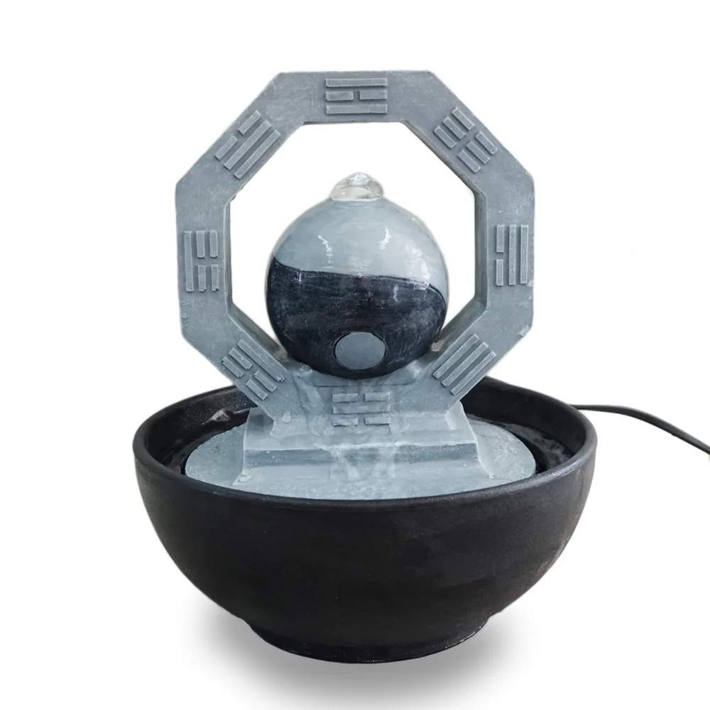 China Home Decor Resin Yinyang Feng Shui Water Fountain Indoor Buy