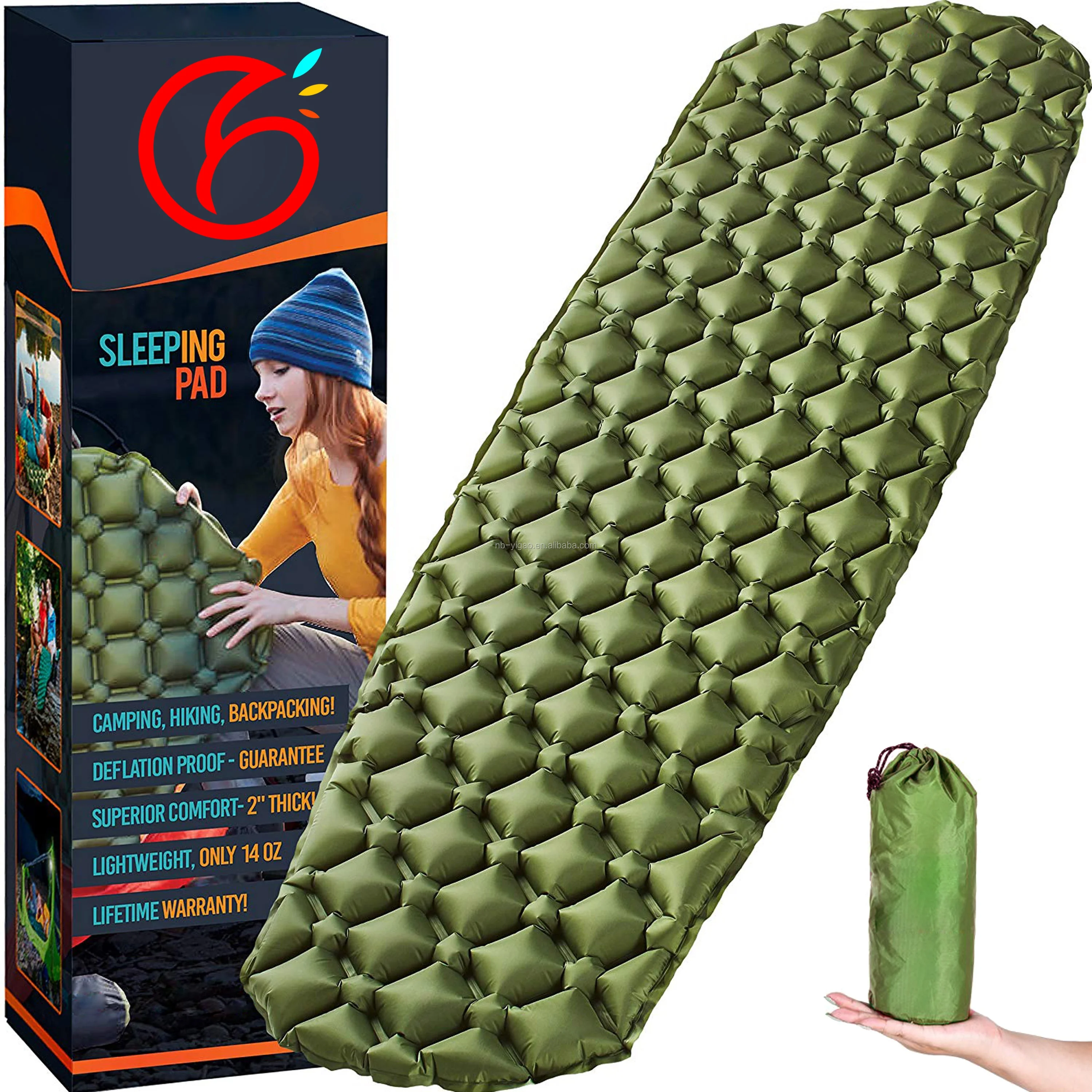 Camping Sleeping Mat Lightweight Air Sleeping Pad,Ultralight & Compact