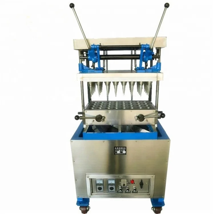 Industrial Semi Automatic Horn Torch Cup Waffle Ice Cream Cone Making Machine Commercial Ice Cream Cone Machine For Sale