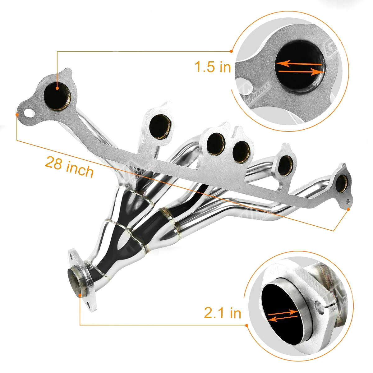 Exhaust Manifold Header For Jeep Wrangler Cherokee 9199 4.0l Buy