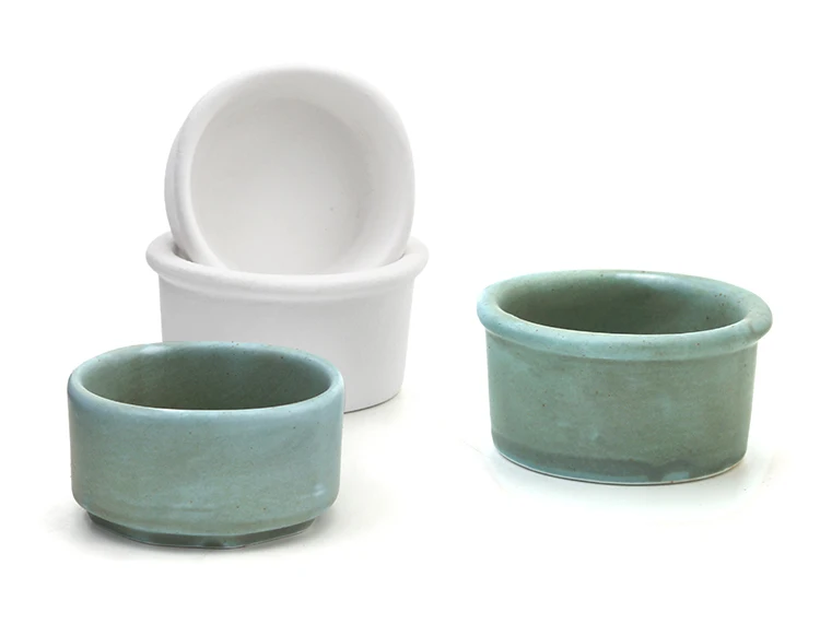 Foshan Factory Wholesale Cheap Price Round Nephele Porcelain Ceramic Cups Sauce Plate Sushi Dipping Bowl for Restaurant Kitchen