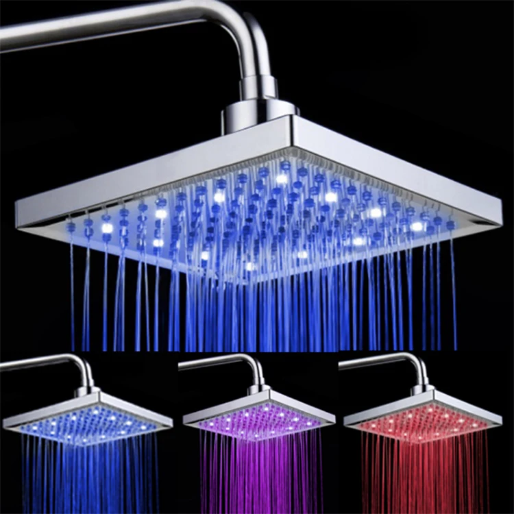 ceiling hydroelectric power overhead 8 inch rainbow shower head