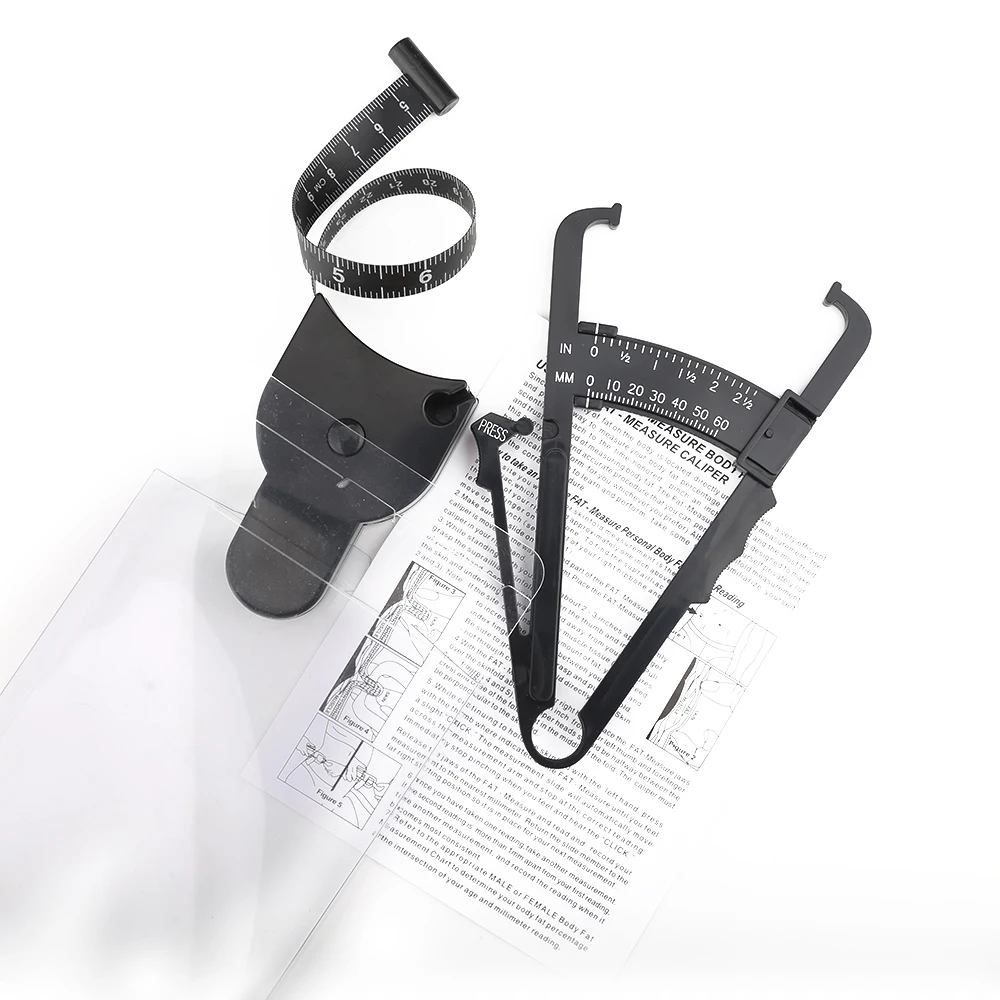 Customized Logo Vericeral Skinfold Measuring Tool Measuring Body Fat