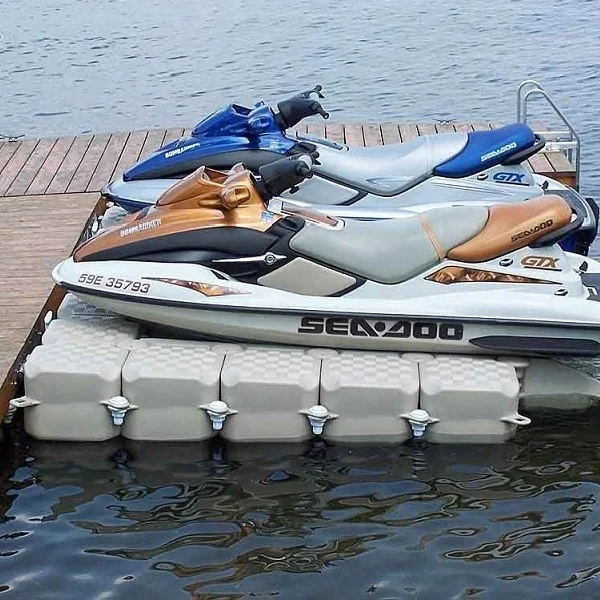 
ship parking floating platform boat dock HDPE plastic pontoon hull equipment 