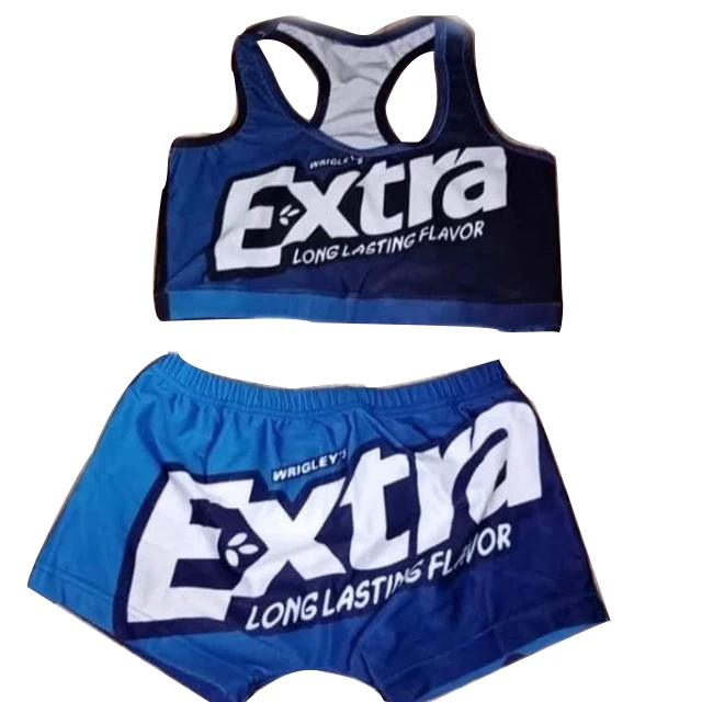 
New arrival Plus Size High Waisted Elastic Cartoon Candy Tops Snack Shorts Sets for women and girls 