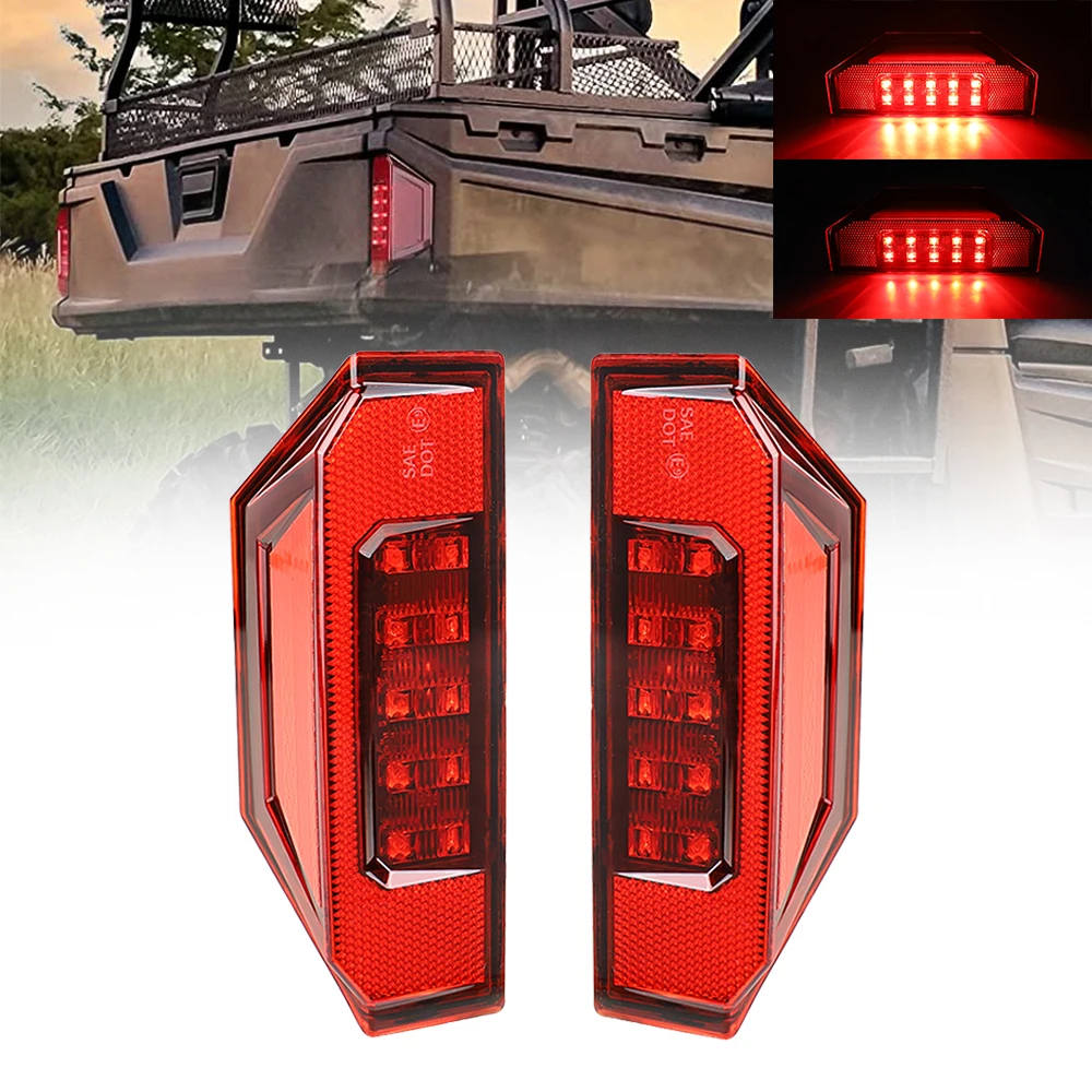 Aukma Led Oem Utv Tail Brake Light Tail Light Compatible With Polaris ...