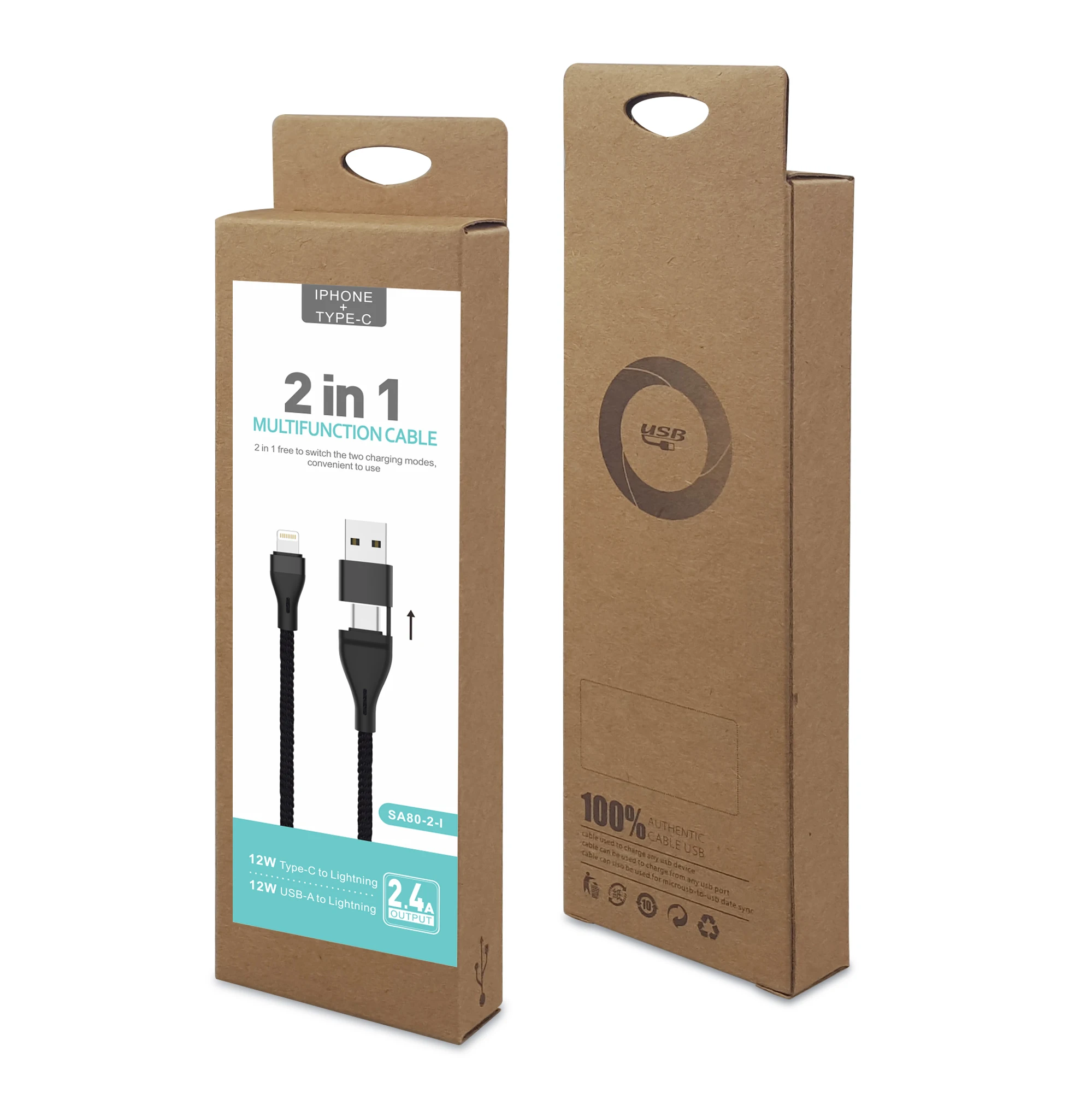 Original 20w Pd Cable Fast Charging 12w Usb C Cable High Speed Type C