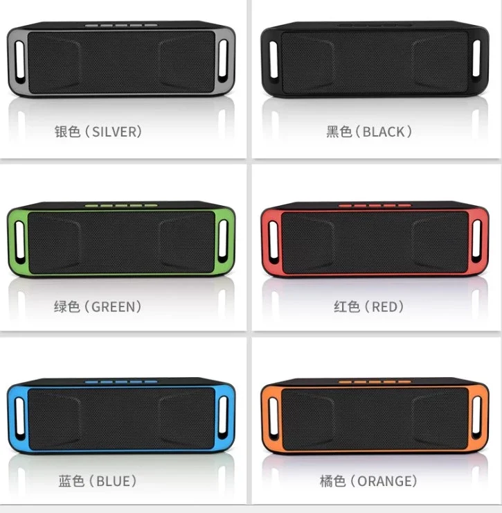 Outdoor bluetooth speaker Portable wireless speaker super bass mp3 speaker SC208 - ANKUX.COM