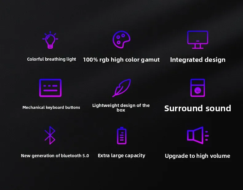 Multifunctional Z6 Wireless Desktop for BT Speaker High-Volume Portable Outdoor Subwoofer Cross-Border New Model Home