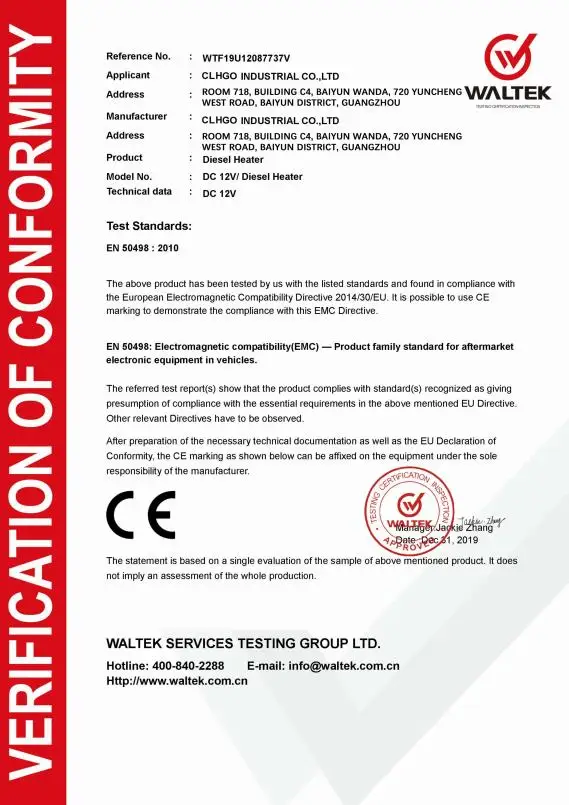 CE Certificate 2KW 12v 24v Air Parking Similiar Webasto Diesel Heater  Suppliers and Manufacturers China - Factory Quotation - NANFENG