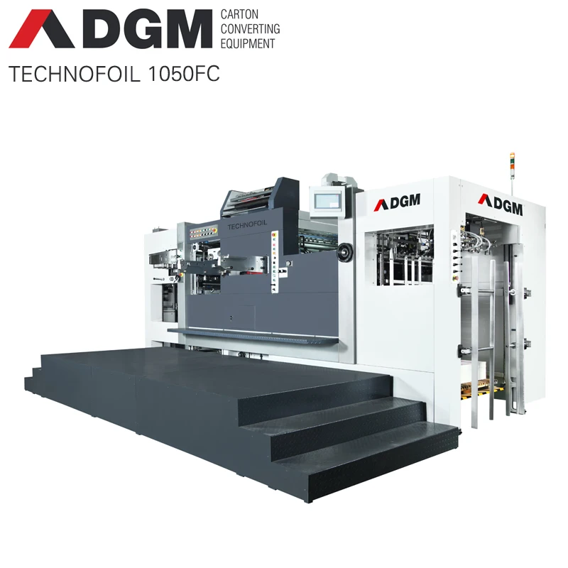 
China Manufactory foil stamping and die cutting machine automatic embossing die-cutting & hot 