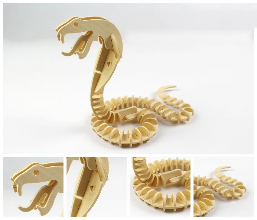 Wooden 3D puzzle