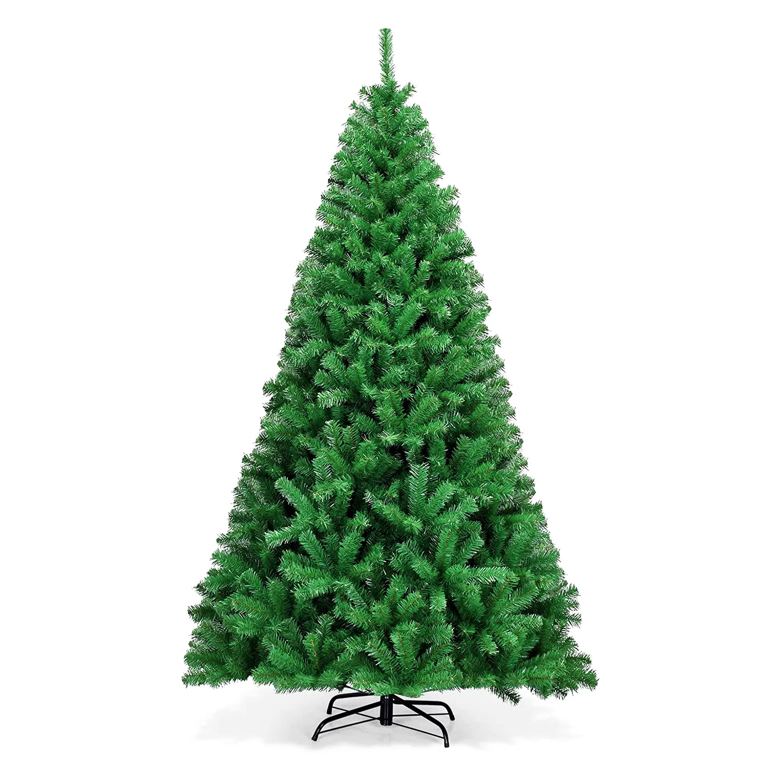 Colorful Lights 6ft Artificial Christmas Tree Flocked Green Xmax Tree