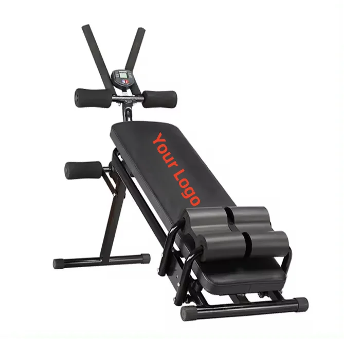 Foldable AB Exercise Machine - Adjustable Sit up Bench