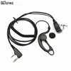 RISENKE 2 pin K plug G shape coil cable Walkie Talkie Earpiece Headset for kenwood two way radio