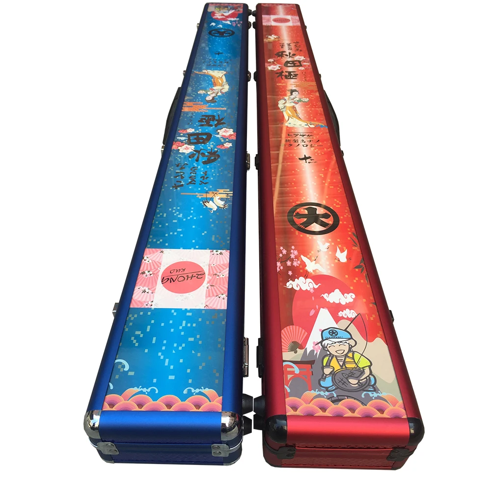 Japanese Style Custom Hard Shell Travel Aluminum Fishing Rod Carrying