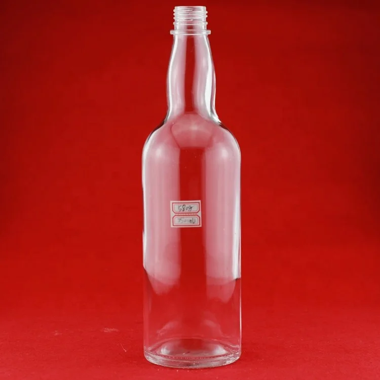 500ml Blue Glass Bottle Glass Mineral Water Bottle With Screw Rubber