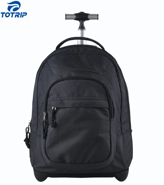 Large Black Luggage Business Trip Backpack Bag On Wheeled Buy