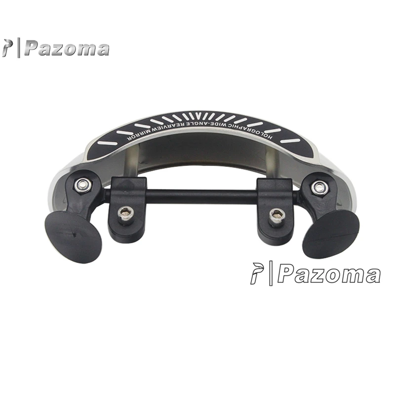 Motorcycle Blind Spot Mirror Rider Scan 180 Degree View Universal For