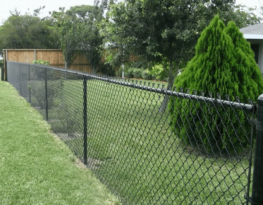 Manufacturer Woven Pvc Coated 5ft Black Chain Link Fence - Buy Black ...