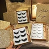 Clear band handmade world beauty custom box natural sample mink eyelashes private label 25mm mink eyelashes 3d mink eyelashes