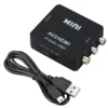 Mini 1080P UP Scaler HD Audio Video AV2HDMI Composite RCA CVBS AV to HDMI Converter Adapter