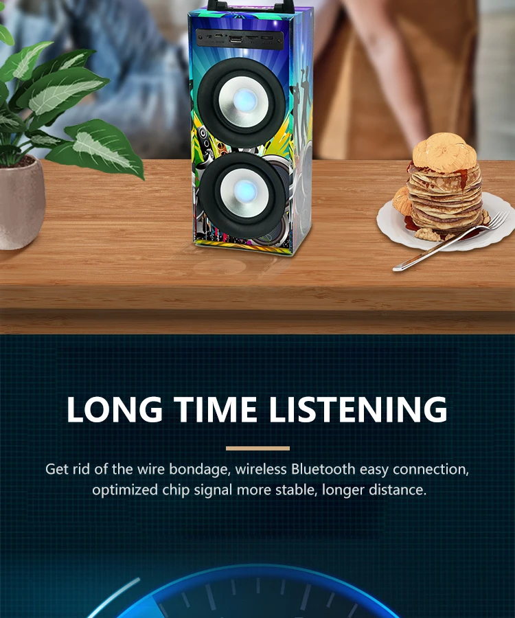 karaoke subwoofer mini portable dj bluetooth speaker bluetooth sound box wireless speaker home theatre system - ANKUX.COM