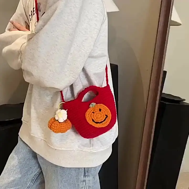 conp Furry Apple Woven Bag30ms まとめ売り